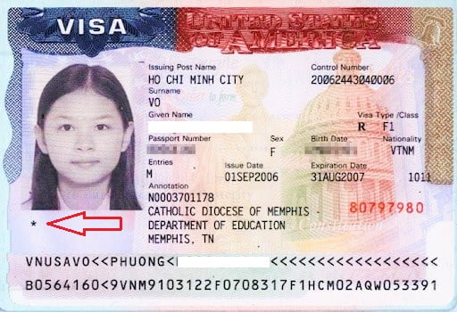 Visa Mỹ: Dấu sao 5 cánh trên visa ảnh hưởng gì đến việc nhập cảnh? Hãy lưu ý!